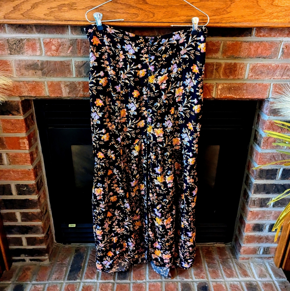 American Eagle floral skirt women size 12